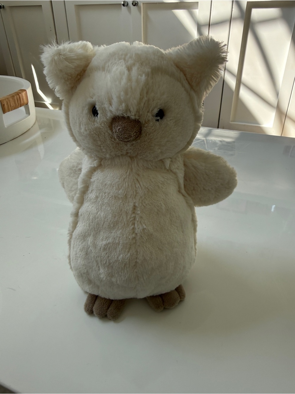 Jellycat Cream Plush Owl Stuffed Animal